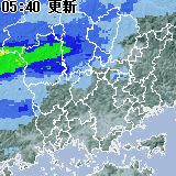 雨量分布マップ