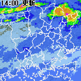 雨量分布マップ