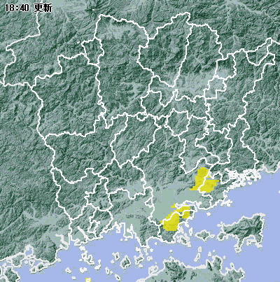 危険度情報のマップ